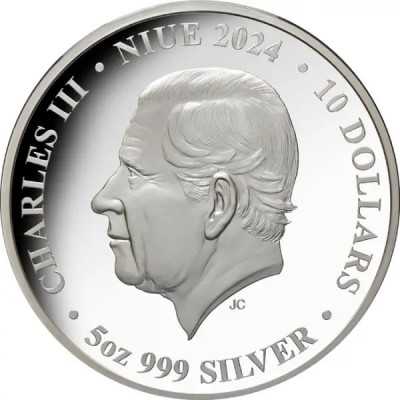 Creaturi din adâncuri - 5 Oz - Monedă de colecție din argint