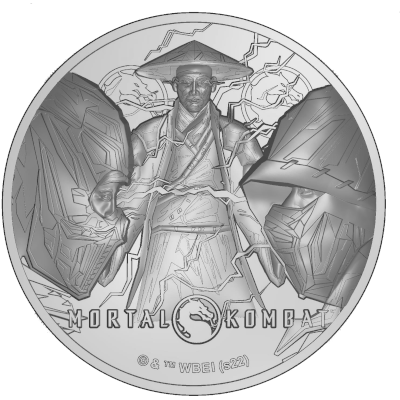 Mortal Combat - 2 Oz - Monedă de colecție din argint