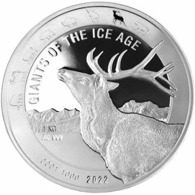 Seria "Uriași din epoca de gheață" - 8 Oz - Monede de colecție din argint
