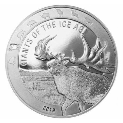 Seria "Uriași din epoca de gheață" - 8 Oz - Monede de colecție din argint