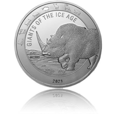 Seria "Uriași din epoca de gheață" - 8 Oz - Monede de colecție din argint