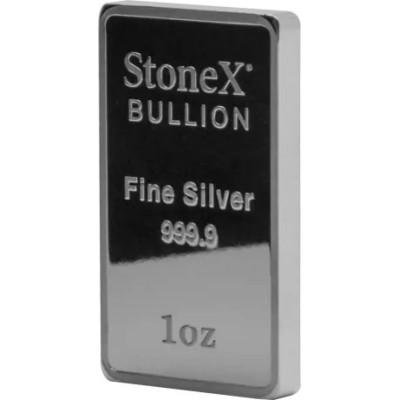 StoneX - 1 Oz - placă de argint pentru investiții (termen de livrare 11 zile)