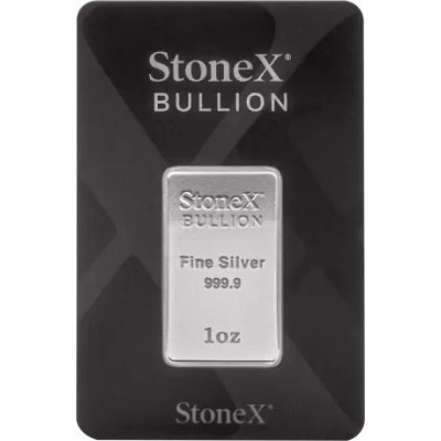 StoneX - 1 Oz - placă de argint pentru investiții (termen de livrare 11 zile)