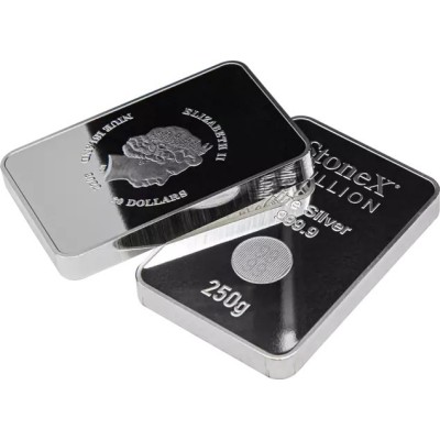 StoneX Coinbar - 250 g - lingou de argint pentru investiții