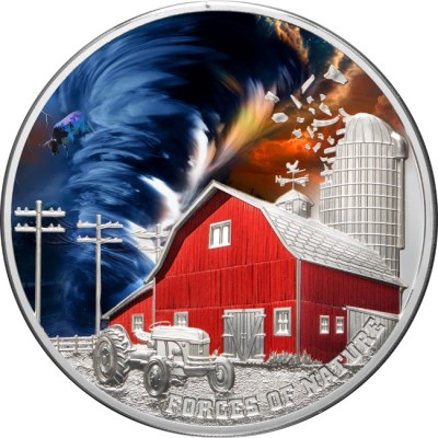 Tornado - 2 Oz - Monedă de colecție din argint