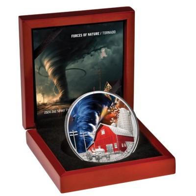Tornado - 2 Oz - Monedă de colecție din argint
