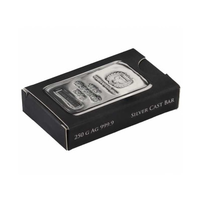 Germania Mint - 250g - lingou de argint pentru investiții
