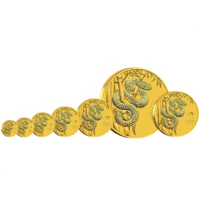 Lunar Snake 2025 - 1/4 Oz - monedă de aur pentru investiții
