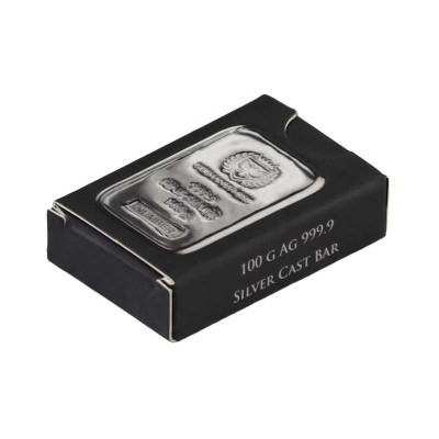 Germania Mint - 100g - lingou de argint pentru investiții