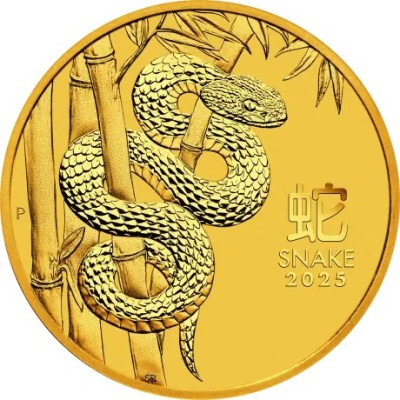 Lunar Snake 2025 - 1/10 Oz - monedă de aur pentru investiții