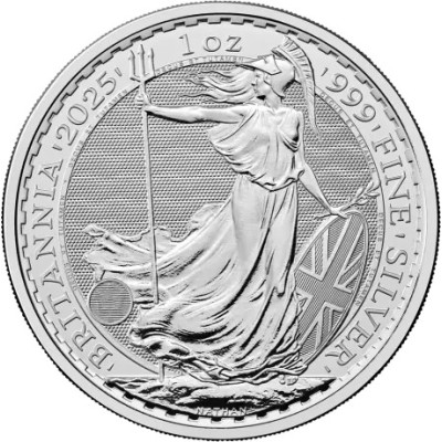 Britannia 2025 - 1 Oz - Monedă din argint pentru investiții