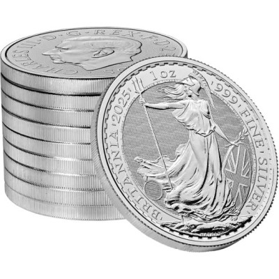 Britannia 2025 - 1 Oz - Monedă din argint pentru investiții