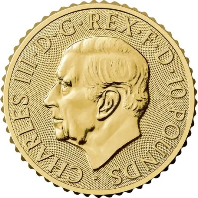 Britannia 2025 - 1/10 Oz - monedă de aur pentru investiții