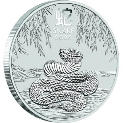 Lunar Snake (2025) - 1 Oz - Monedă de argint pentru investiții