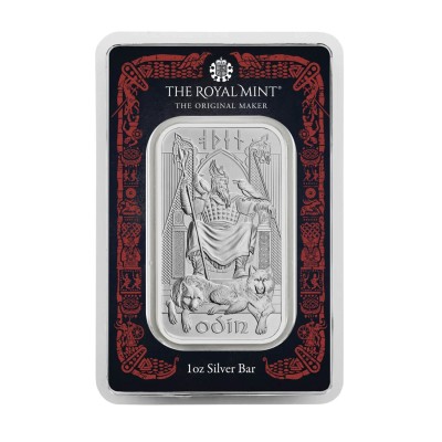 Zeii nordici - Odin - 1 Oz - lingou de argint pentru investiții