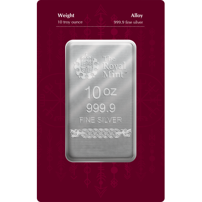 Zeii nordici - Odin - 10 Oz - lingou de argint pentru investiții