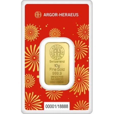 Argor Heraeus - Anul Șarpelui (2025) - 10 g - lingou de aur