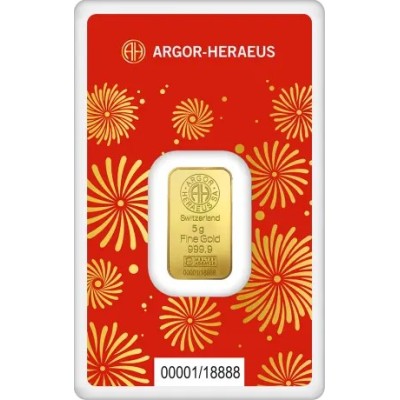Argor Heraeus - Anul Șarpelui (2025) - 5 g - lingou de aur