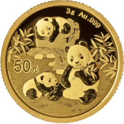 Panda (2025) - 3 g - monedă de investiții din aur