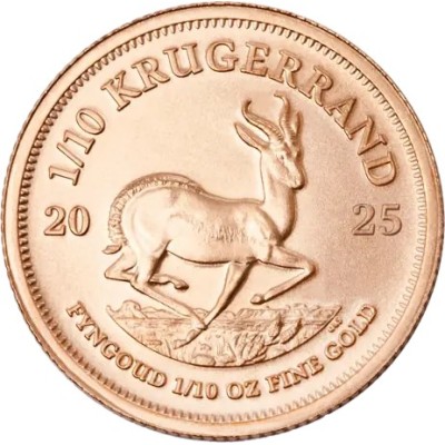 Krugerrand (2025) - 1/10 Oz - monedă de aur pentru investiții
