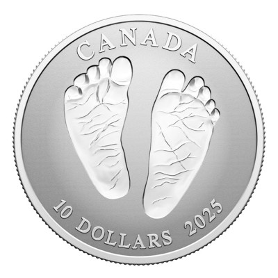 "Bun venit pe lume" 2025 - 1/2 oz - monedă cadou din argint