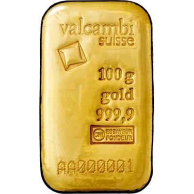 Valcambi 100g - Lingou de aur pentru investiții