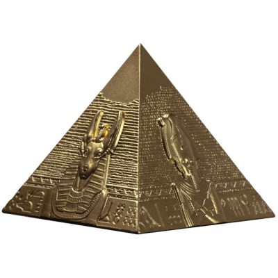 Piramidele din Giza - 6 Oz - monedă de colecție din argint tip proof (livrare 26.5.2025)
