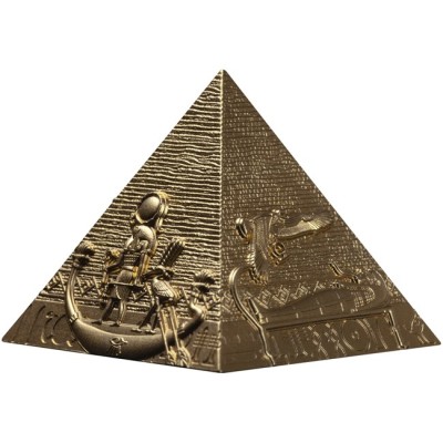 Piramidele din Giza - 6 Oz - monedă de colecție din argint tip proof (livrare 26.5.2025)
