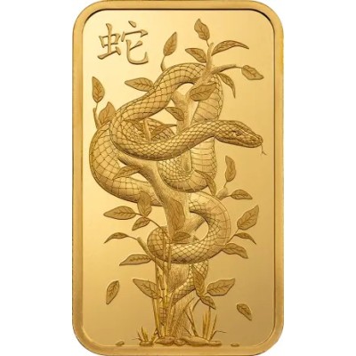 Pamp, Lunar Legend White Snake - 1 Oz - lingou de aur pentru investiții