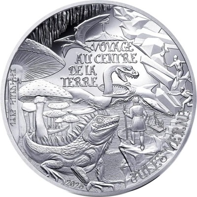 Jules Verne - 88,8g - set of silver proof collector coins