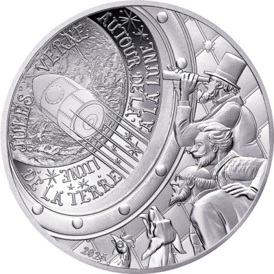 Jules Verne - 88,8g - set de monede de colecție proof (în stoc  10.5.2025)
