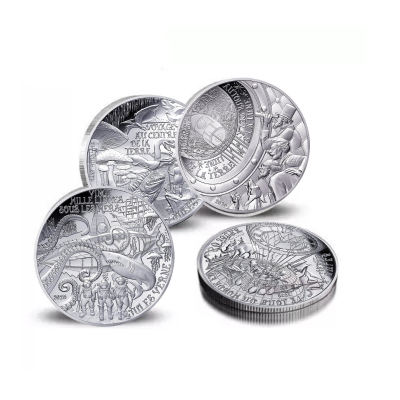 Jules Verne - 88,8g - set of silver proof collector coins