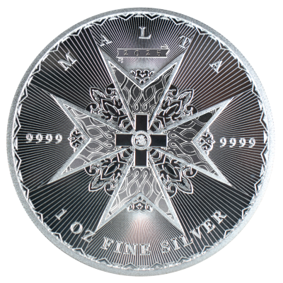Crucea Malteză (2025) - 1 Oz - Monedă din argint pentru investiții