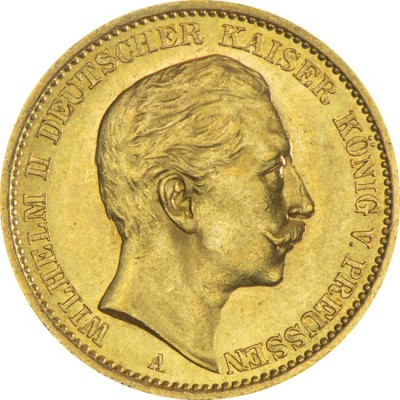 Imperiul German 20 Mark - 7,96 g - Monedă din aur pentru investiții