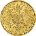 Imperiul German 20 Mark - 7,96 g - Monedă din aur pentru investiții