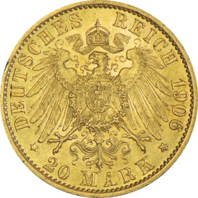 Imperiul German 20 Mark - 7,96 g - Monedă din aur pentru investiții