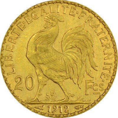 20 franci - 6,45 g - Monedă din aur pentru investiții