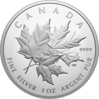 Triple Maple - 1 Oz - Monedă din argint pentru investiții (livrare 10.8.2025)