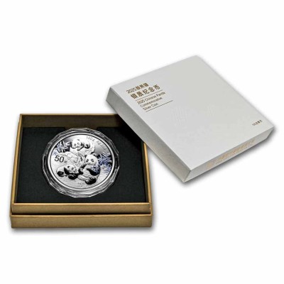 Panda (2025) - 150 g - monedă de colecție din argint proof