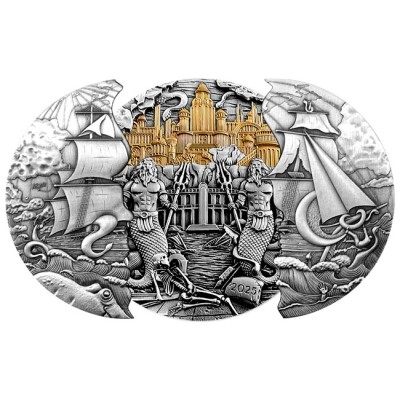 Atlantis - 5 Oz - Monedă de colecție din argint (livrare 30.6.2025)