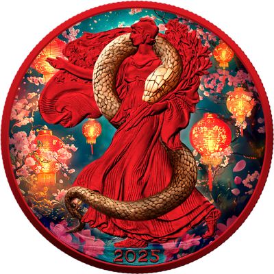 Șarpe de lemn (2025) - 1 Oz - Monedă de colecție din argint
