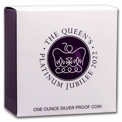 Queen Elizabeth II. - Platinum Jubilee - 1 Oz - Silver Collector Coin