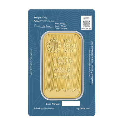 Britannia - 100g - lingouri de aur pentru investiții