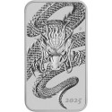 Dragon dreptunghiular (2025) - 1 oz - Monedă de argint pentru investiții