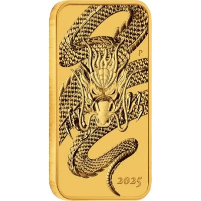 Dragon dreptunghiular (2025) - 1 Oz - Monedă de aur