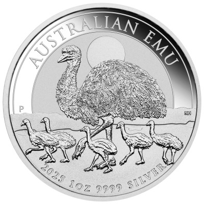 Emu australian (2025) - 1 Oz - Monedă de argint pentru investiții