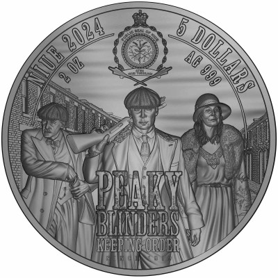 Peaky Blinders - Arthur Shelby - 2 Oz - Monedă de colecție din argint