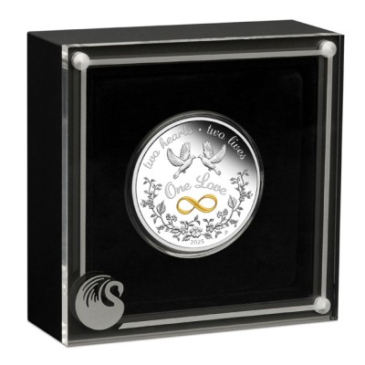 "One Love" 2025 - 1 Oz - Monedă cadou din argint