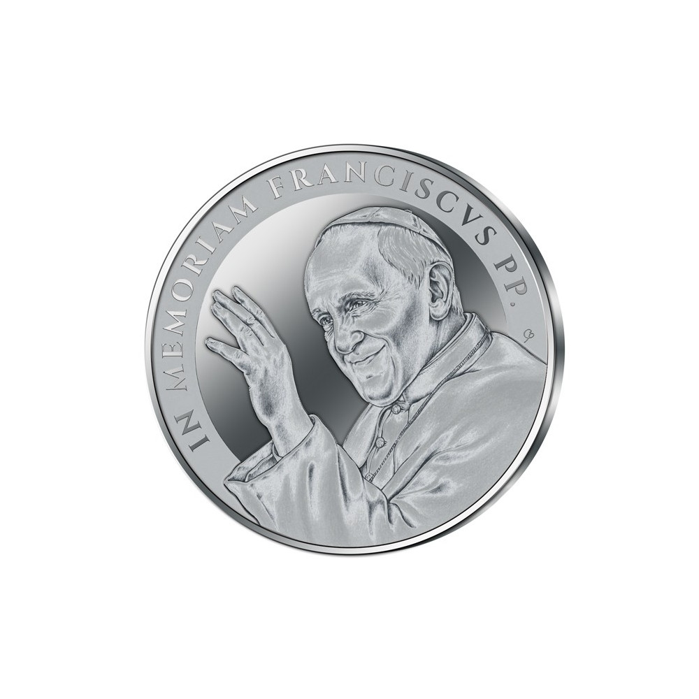 In memoriam - Papa Francisc - 1 Oz - monedă de colecție din argint