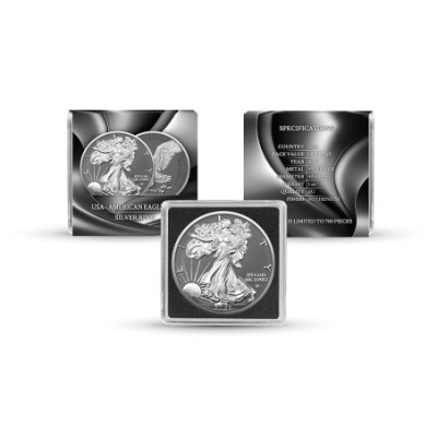 American Eagle, Inel de argint - 1 oz - Monedă de colecție din argint